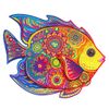 Rompecabezas Shining Fish 700 Piezas Madera Tamaño Real Unidragon