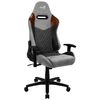 Aerocool Duke, Silla Gaming, Aerosuede Transpirable, Respaldo Ajustable, Gris