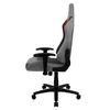 Aerocool Duke, Silla Gaming, Aerosuede Transpirable, Respaldo Ajustable, Gris