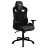 Aerocool Count Silla Gaming, Aerosuede Transpirable, Respaldo Ajustable, Negro