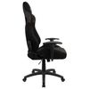 Aerocool Earl Silla Gaming, Aerosuede Transpirable, Respaldo Ajustable, Negro