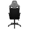 Aerocool Earl Silla Gaming, Aerosuede Transpirable, Respaldo Ajustable, Gris