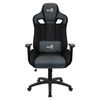 Aerocool Earl Silla Gaming, Aerosuede Transpirable, Respaldo Ajustable, Azul