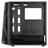 Aerocool Nighthawk Duo, Caja Pc Eatx,3 Ventiladores, Hub Control, Panel Cristal Templado, Negro