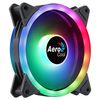 Aerocool Duo12, Ventilador 120mm, Argb Led Dual Ring, Antivibración, 6 Pines