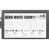 Fuente De Alimentación Para Pc - Aerocool Aero White 500w (80plus)