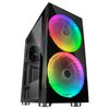 Mars Gaming Mc9, Caja Pc Atx, Ventana Lateral+frontal, 2xventilador Argb, Negro