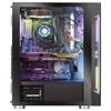 Mars Gaming Mc9, Caja Pc Atx, Ventana Lateral+frontal, 2xventilador Argb, Negro