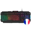 Mars Gaming Mrk0fr, Teclado Gaming, Iluminación Rgb, Antighosting, Idioma Francés