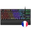 Mars Gaming Mkxtklbfr, Teclado Mecánico Tkl Rgb, Switch Outemu Sq Azul, Idioma Francés