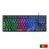 Mars Gaming Mcptklpt, Combo Rgb Teclado Y Ratón 3200dpi, Diseño Tkl, Idioma Portugués