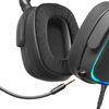 Mars Gaming Mhax Negro, Auriculares Gaming Rgb Multiplataforma Con Micro Extraíble, 53mm Hifi