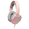 Mars Gaming Mhax Rosa, Auriculares Gaming Rgb Multiplataforma Con Micro Extraíble, 53mm Hifi