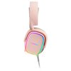 Mars Gaming Mhax Rosa, Auriculares Gaming Rgb Multiplataforma Con Micro Extraíble, 53mm Hifi