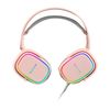 Mars Gaming Mhax Rosa, Auriculares Gaming Rgb Multiplataforma Con Micro Extraíble, 53mm Hifi