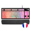 Mars Gaming Mkaxpfr Teclado Compacto Tkl H-mech, Rosa Idioma Francés