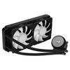 Aerocool Miragel240 Negro, Refrigeración Líquida Cpu, 2 Ventiladores 12cm Argb, Tdp 400w