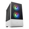 Mars Gaming Mczw, Caja Pc Compacta Premium, Microatx, Panel+frontal Mesh, Blanco