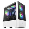 Mars Gaming Mczw, Caja Pc Compacta Premium, Microatx, Panel+frontal Mesh, Blanco