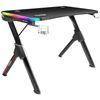 Mars Gaming Mgdrgb, Mesa Gaming Rgb, 110x60cm, Negro