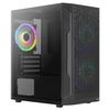 Aerocool Trinityminibkv2, Caja Micro Atx, Cristal Templado, 3xventiladores Frgb, Negro