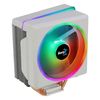 Aerocool Cylon4fw, Disipador Cpu Argb Blanco, Tdp 145w, Ventilador Argb 12cm, Hctt