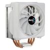 Aerocool Cylon4fw, Disipador Cpu Argb Blanco, Tdp 145w, Ventilador Argb 12cm, Hctt