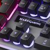 Mars Gaming Mcpxbfr, Combo Teclado Frgb, Ratón Y Alfombrilla, Negro, Idioma Francés