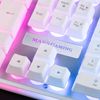 Mars Gaming Mcpxwfr, Combo Teclado Frgb, Ratón Y Alfombrilla, Blanco, Idioma Francés