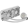 Aerocool Miragel240 Blanco, Refrigeración Líquida Cpu, 2 Ventiladores 12cm Argb, Tdp 400w