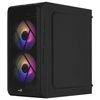 Aerocool Cs107 V2, Caja Pc Microatx, Ventana Lateral, 3x Ventiladores 120mm Frgb