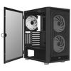 Aerocool Graphitev3, Caja Pc Atx, Cristal Templado, 3x Ventiladores Argb 14cm, Negro