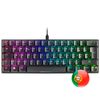 Mars Gaming Mkminirpt, Teclado Rgb, Switch Outemu Pro Rojo, Negro, Idioma Portugués