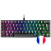 Mars Gaming Mkminibfr, Teclado Rgb, Switch Outemu Pro Azul, Negro, Idioma Francés