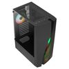 Aerocool Wavebkv3, Caja Pc Atx, Cristal Templado, 4xventiladores Rgb 12cm, Negro