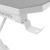 Mars Gaming Mgdxlw, Mesa Gaming Ergonómica, Soporte Cascos + Botella, 160x60cm, Blanco