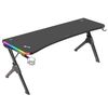 Mars Gaming Mgdxlrgb, Mesa Gaming Rgb, Soporte Cascos + Botella, 160x60cm, Negro