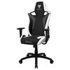 Thunderx3 Xc3bw, Silla Gaming De Escritorio, Diseño Ergonómico, Cojines Ajustables, Blanco