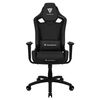 Thunderx3 Xc3bk, Silla Gaming De Escritorio, Diseño Ergonómico + Cojines Ajustables, Negro