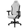 Aerocool Crown Silla Gaming Ergonómica Cuero Sintético Blanco/negro