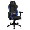 Aerocool Crown Silla Gaming Ergonómica Cuero Sintético Azul