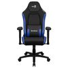 Aerocool Crown Silla Gaming Ergonómica Cuero Sintético Azul