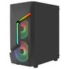 Aerocool Scapebkv3, Caja Pc Atx, Frontal Rgb Led, Cristal Templado, 3 Ventiladores Argb