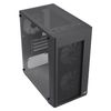 Aerocool Hexformbkv2, Caja Pc Micro Atx, 3 Ventiladores Frgb, Frontal Rejilla, Negro