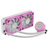 Aerocool Miragel240 Rosa, Refrigeración Líquida Cpu, 2 Ventiladores 12cm Argb, Tdp 400w