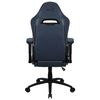 Aerocool Royalnavybl, Silla Gaming Premium, Reposapiernas, Cuero Sintético, Azul