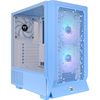 Thermaltake Ceres 330 Tg Midi Tower Azul