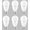 Pack 6x Mini Globo Led E14 6w Cálida