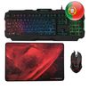 Mars Gaming Mcp118portu, Pack Rgb Teclado, Ratón 4000 Dpi, Alfombrilla, Portugal