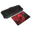 Mars Gaming Mcp118portu, Pack Rgb Teclado, Ratón 4000 Dpi, Alfombrilla, Portugal